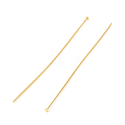 Brass Flat Head Pins KK-F824-114G-G-1