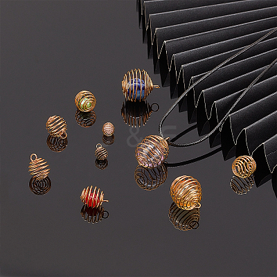 DIY Wire Pendants Necklaces Kits DIY-PH0003-04-1