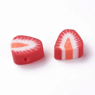 Handmade Polymer Clay Beads CLAY-R069-01F-1
