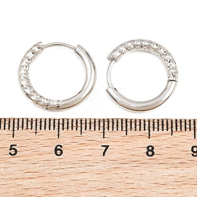Brass Huggie Hoop Earrings KK-CBA8A92-04P-1