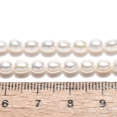 Natural Cultured Freshwater Pearl Beads Strands PEAR-N024-04-4AB-1