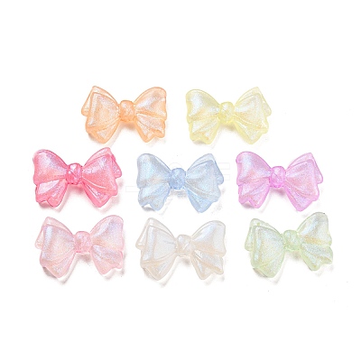 Transparent Luminous Acrylic Beads MACR-D024-40-1