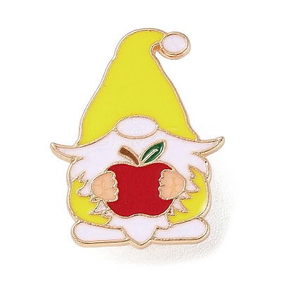 Teacher's Day Theme Rack Plating Light Gold Alloy Brooches JEWB-Z016-01KCG-07-1