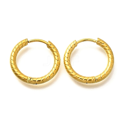 304 Stainless Steel Hoop Earrings for Women EJEW-M068-11C-G-1