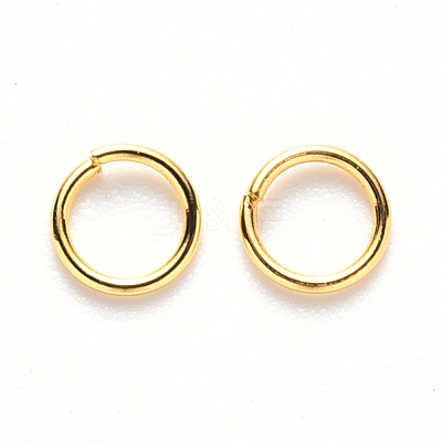 Brass Open Jump Rings X-KK-S358-001G-1