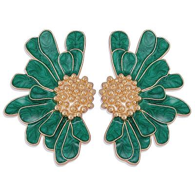 Vintage Flower Stud Earrings for Women JE1095B-1