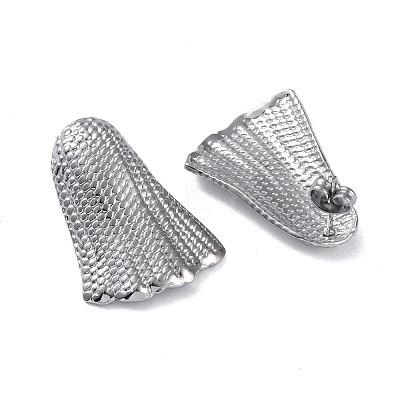 Non-Tarnish 304 Stainless Steel Stud Earrings EJEW-M250-02D-P-1