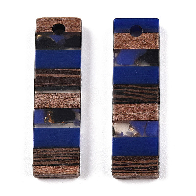 Translucent Resin & Walnut Wood Pendants RESI-TAC0017-47-A01-1