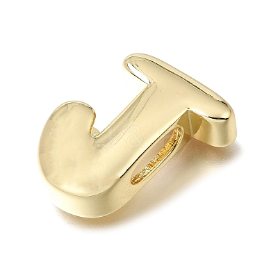 Brass Slide Charms KK-E802-33G-J-1