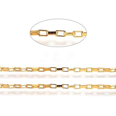 3.28 Feet Ion Plating(IP) 304 Stainless Steel Venetian Chains X-CHS-H007-27G-1