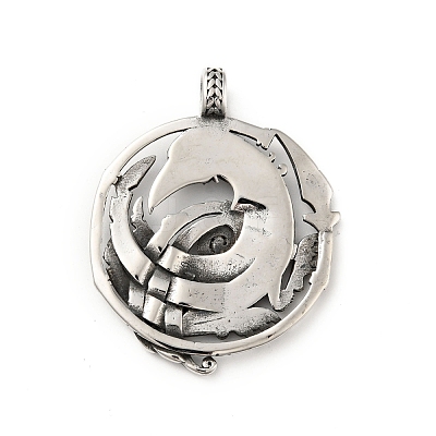 304 Stainless Steel Pendants STAS-P309-24AS-1