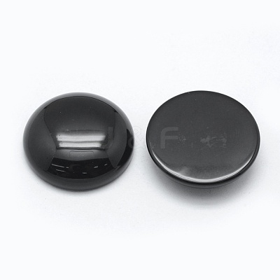 Natural Obsidian Cabochons G-E492-A-05-1