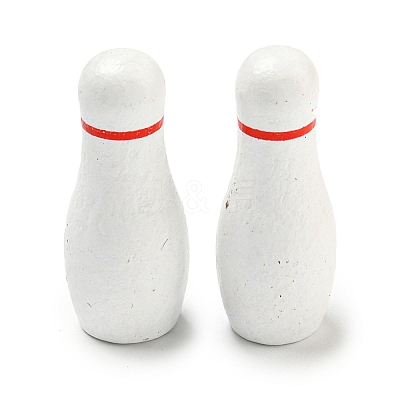 Printed Wood Bowling Display Decorations WOOD-G022-11E-1