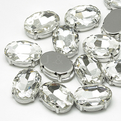 Sew on Rhinestone RGLA-T091-18x25mm-01P-1