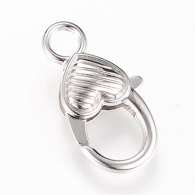 Alloy Lobster Claw Clasps KK-S305-02-1