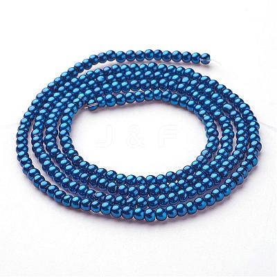 Glass Pearl Beads Strands HY-3D-B72-1