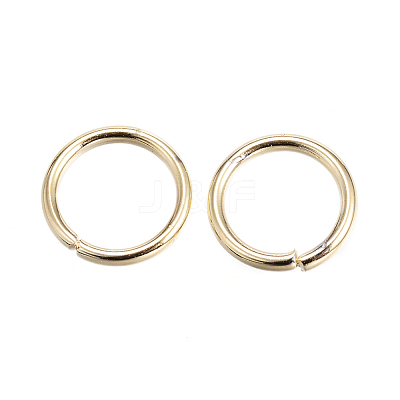 304 Stainless Steel Open Jump Rings X-STAS-P099-02G-1