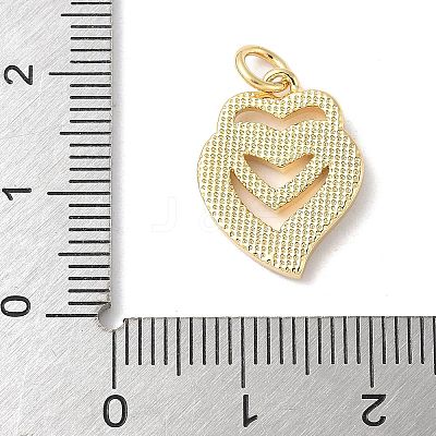 Brass Pave Natural White Shell Pendants KK-S522-08C-G-1