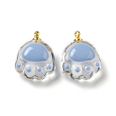 Transparent Glass Pendants FIND-I029-03E-1