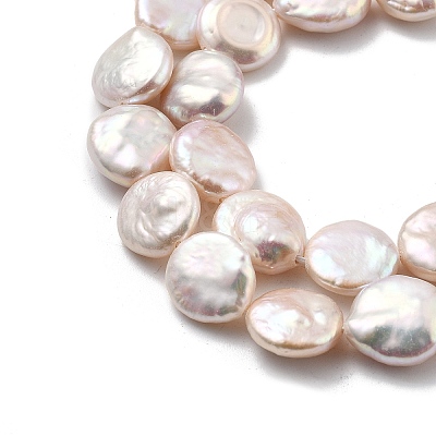 Natural Baroque Keshi Pearl Beads Strands PEAR-P064-18A-03A-1