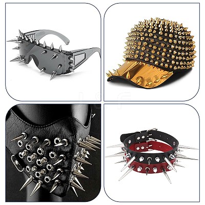24Pcs 4 Colors Alloy Rivets Set FIND-WR0011-61-1