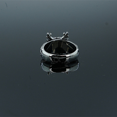 Retro 304 Stainless Steel Dragon Finger Rings WG26D82-01-1