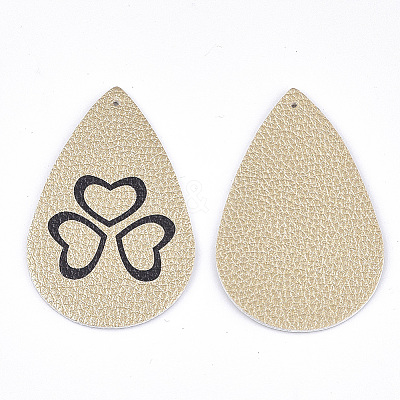 PU Leather Big Pendants LS-FIND-S311-007B-B-1
