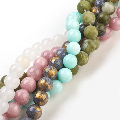 Natural Jade Beads Strands G-MSMC007-23-10mm-1