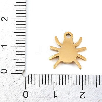 Halloween Theme 304 Stainless Steel Charms STAS-C140-02B-G-1