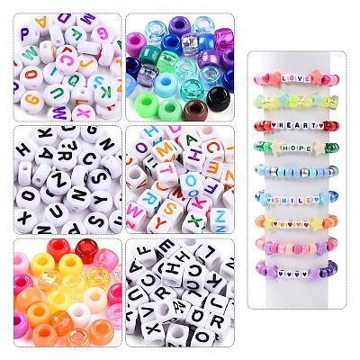 3 Boxs DIY Acrylic Beads Bracelets Making Kits DIY-YW0013-03-1