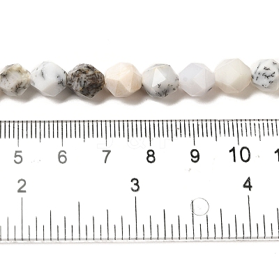 Natural White African Opal Beads Strands G-K382-A13-02-1
