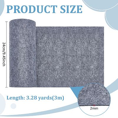 Felt Fabrics DIY-WH0622-182B-1
