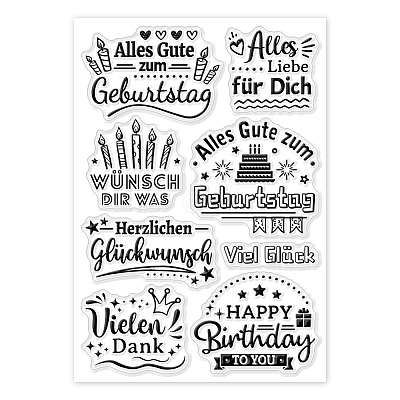 Custom Summer Theme PVC Plastic Clear Stamps DIY-WH0631-0063-1