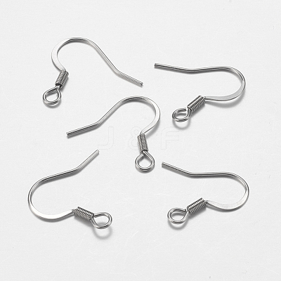 Tarnish Resistant 316 Surgical Stainless Steel French Earring Hooks X-STAS-F149-30P-1