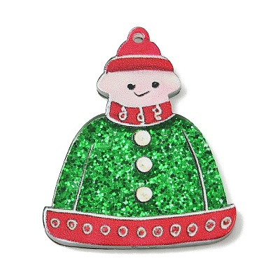 Christmas Acrylic Pendants OACR-I028-02F-1