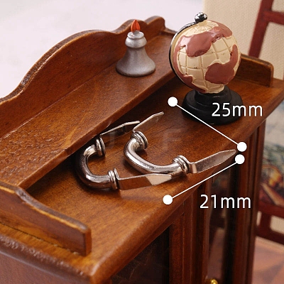 Alloy Knob Miniature Ornaments PW-WG95600-01-1