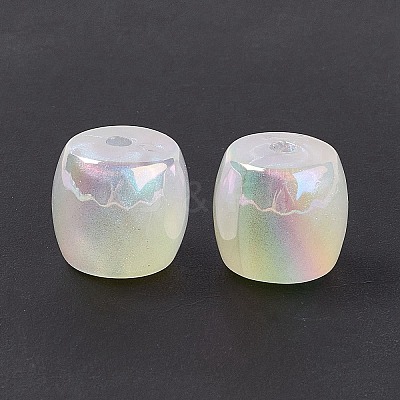 Opaque Acrylic Beads OACR-C009-01F-1