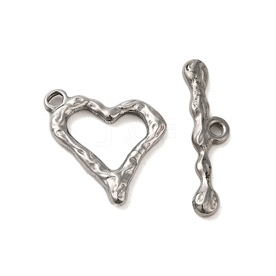 Non-Tarnish 304 Stainless Steel Toggle Clasps STAS-Q324-13P-1