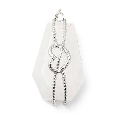 Natural Quartz Crystal Pendants G-G870-09P-04-1