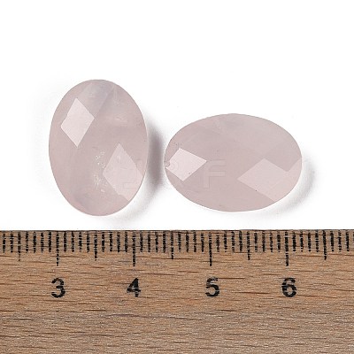 Natural Rose Quartz Cabochons G-O175-15A-01-1