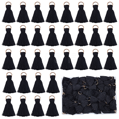 100Pcs Polycotton(Polyester Cotton) Tassel Pendant Decorations FIND-SC0003-23-1