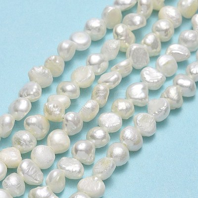 Natural Cultured Freshwater Pearl Beads Strands PEAR-A005-07C-01-1