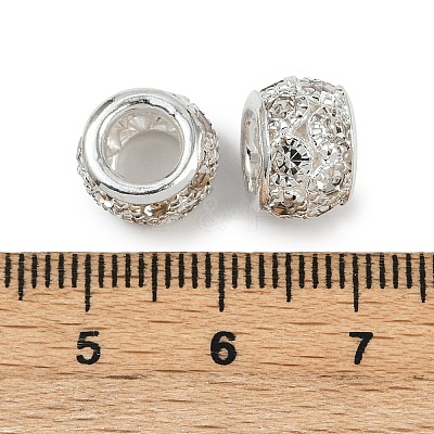 Brass Rhinestone Beads KK-U071-01S-1