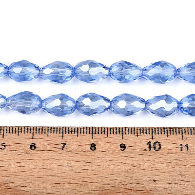 Electroplate Glass Beads Strands LS-EGLA-R008-11x8mm-6-1