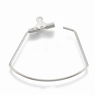 Tarnish Resistant 304 Stainless Steel Wire Pendants STAS-S103-03-1