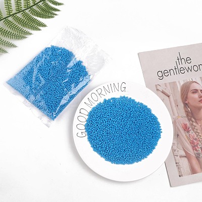 Baking Paint Glass Seed Beads SEED-US0003-3mm-K17-1