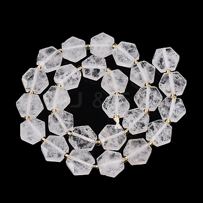 Natural Quartz Crystal Beads Strands G-N368-01A-18-1