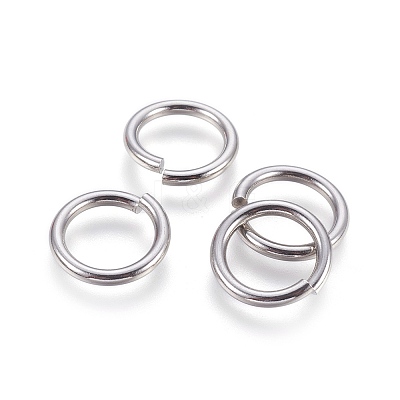 Tarnish Resistant 304 Stainless Steel Saw Cut Open Jump Rings STAS-P212-25P-05-1