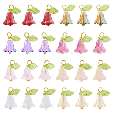 10 Bags Glass Pendants FIND-TA0008-41-1