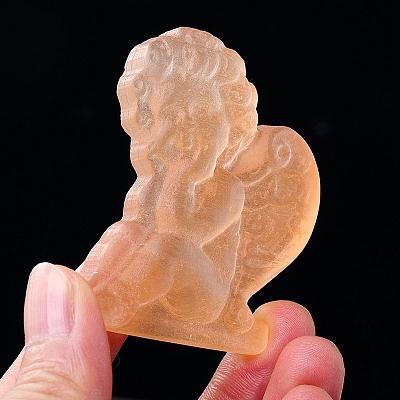 Natural Selenite Carved Healing Angel Stone PW-WG69034-01-1